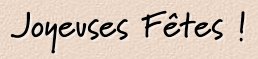 Joyeuses Fêtes à tous !